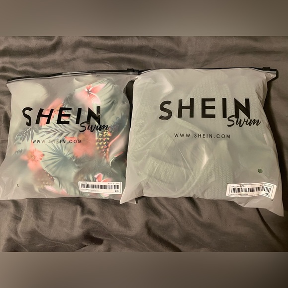 2 Plus 4XL Tropical Summer Swimsuit Bikini Pineapple Green Ribbed HighWaist NWT - Picture 8 of 8